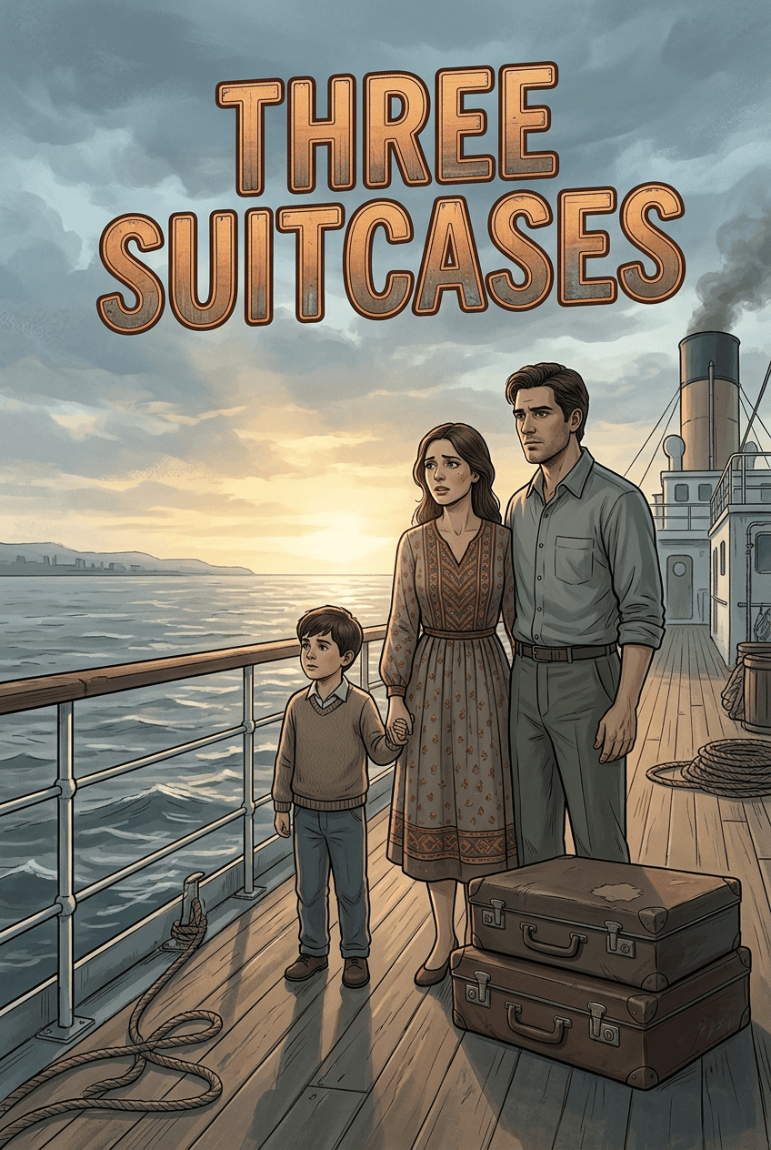 Three Suitcases, a 5-page comic made with Comikaze