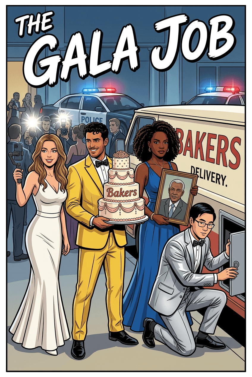 The Gala Job, comic cover