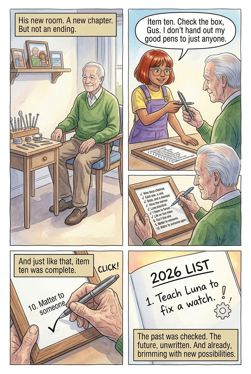 The 1963 List, page 10 of 10, Watercolor style