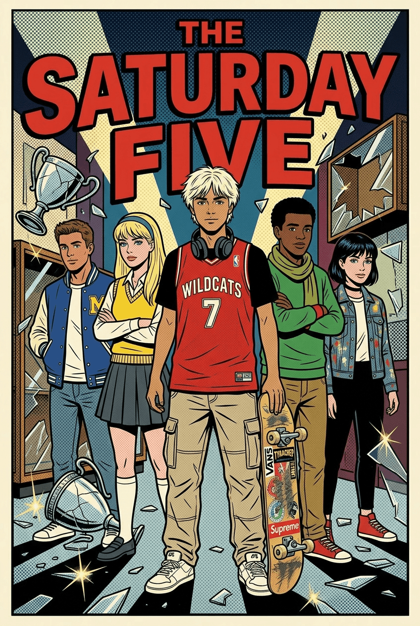 The Saturday Five, a 10-page comic made with Comikaze