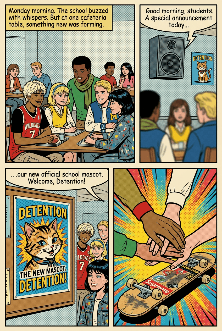 The Saturday Five, page 10 of 10, Retro Pop style