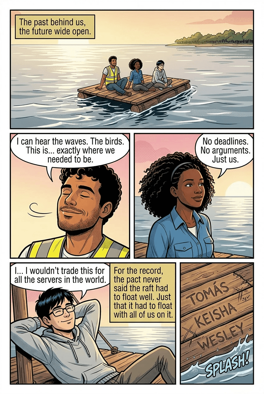 What We Buried, page 10 of 10, Comic Book style