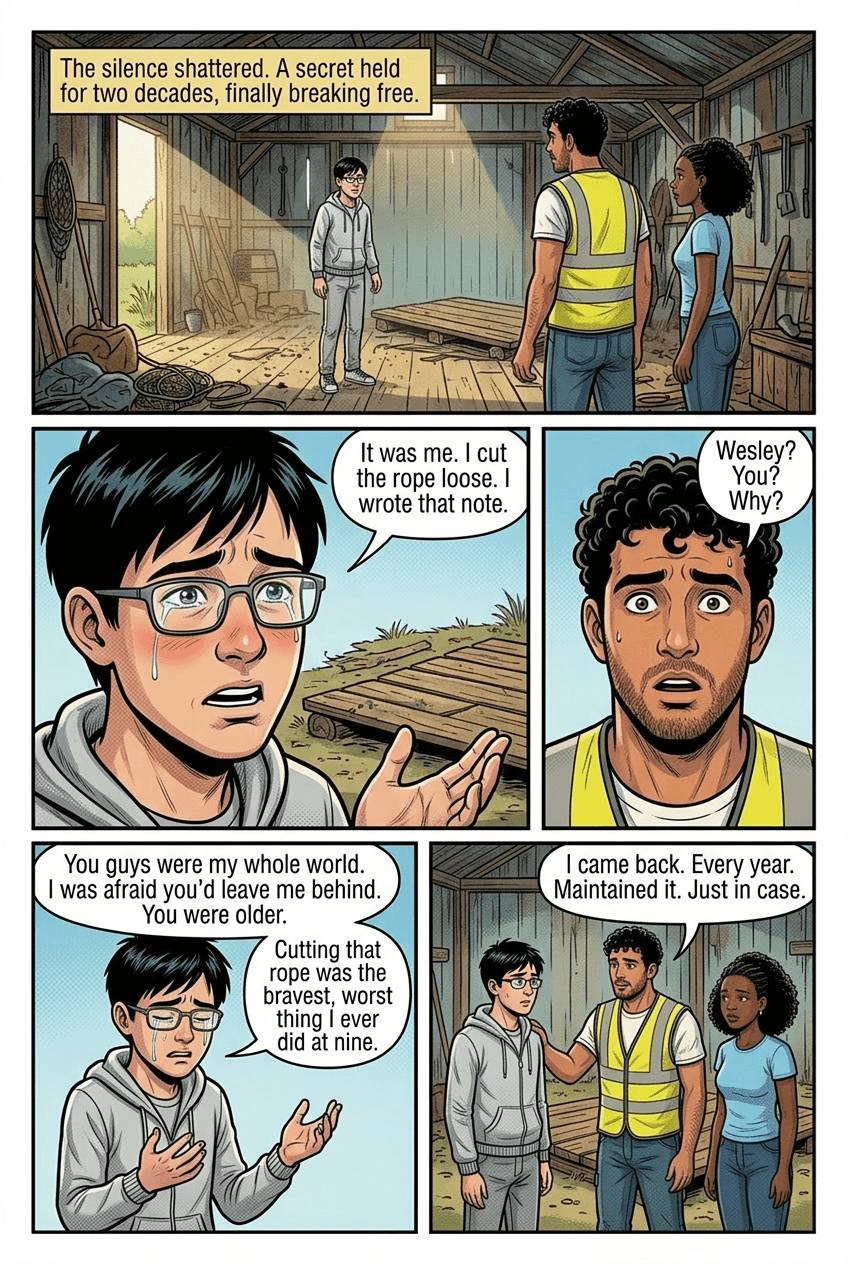 What We Buried, page 6 of 10, Comic Book style
