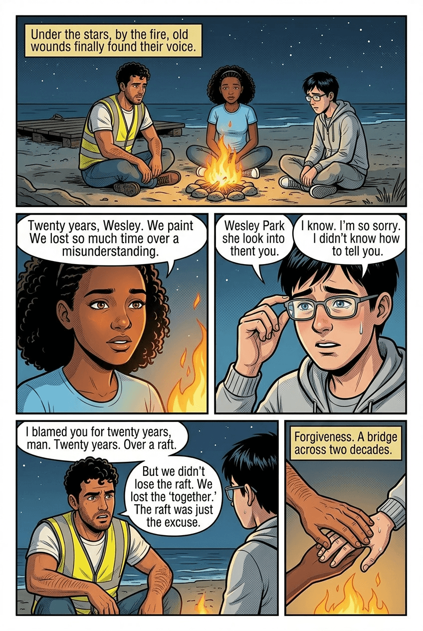 What We Buried, page 7 of 10, Comic Book style
