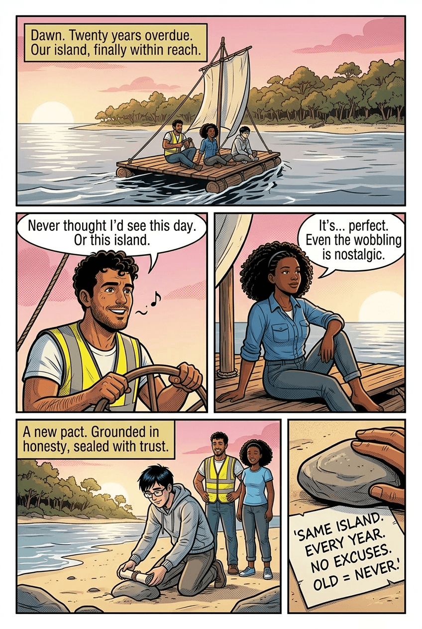 What We Buried, page 9 of 10, Comic Book style