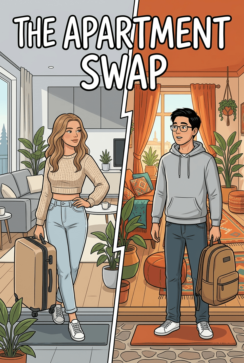 The Apartment Swap, a 5-page comic made with Comikaze