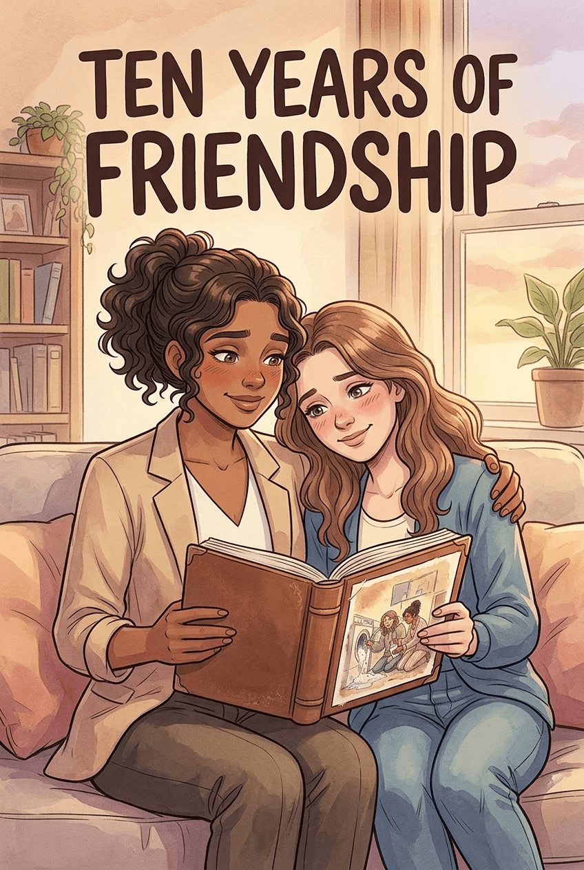 Ten Years of Friendship, a 5-page comic made with Comikaze