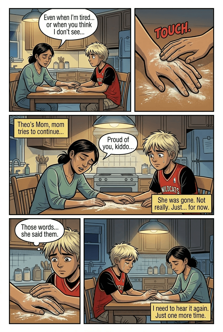The Kid on Bus 47, page 8 of 10, Comic Book style