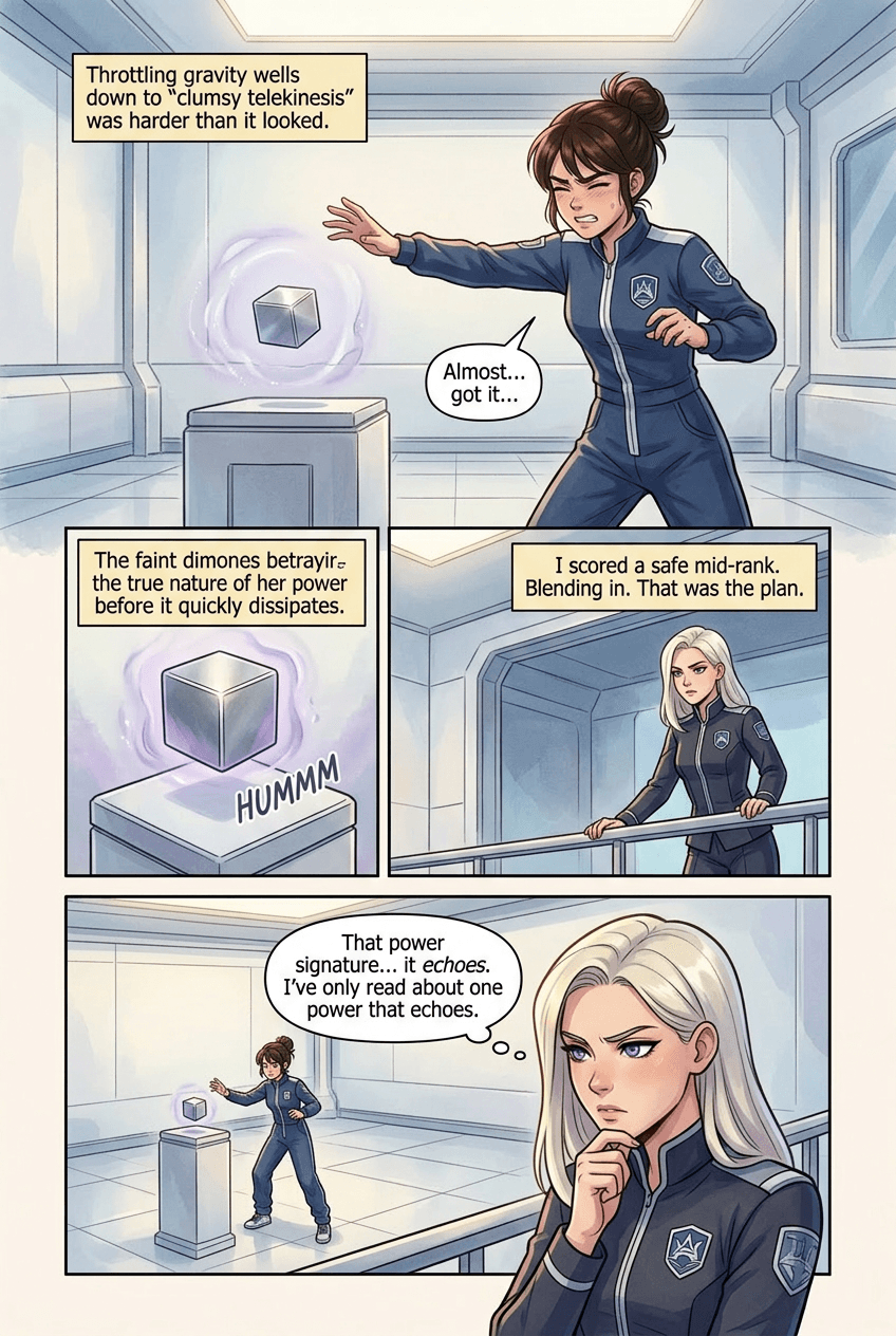 The Villain's Daughter, page 2 of 10, Anime Film style