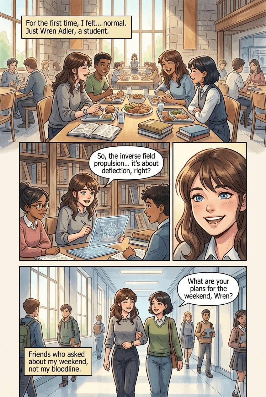 The Villain's Daughter, page 3 of 10, Anime Film style