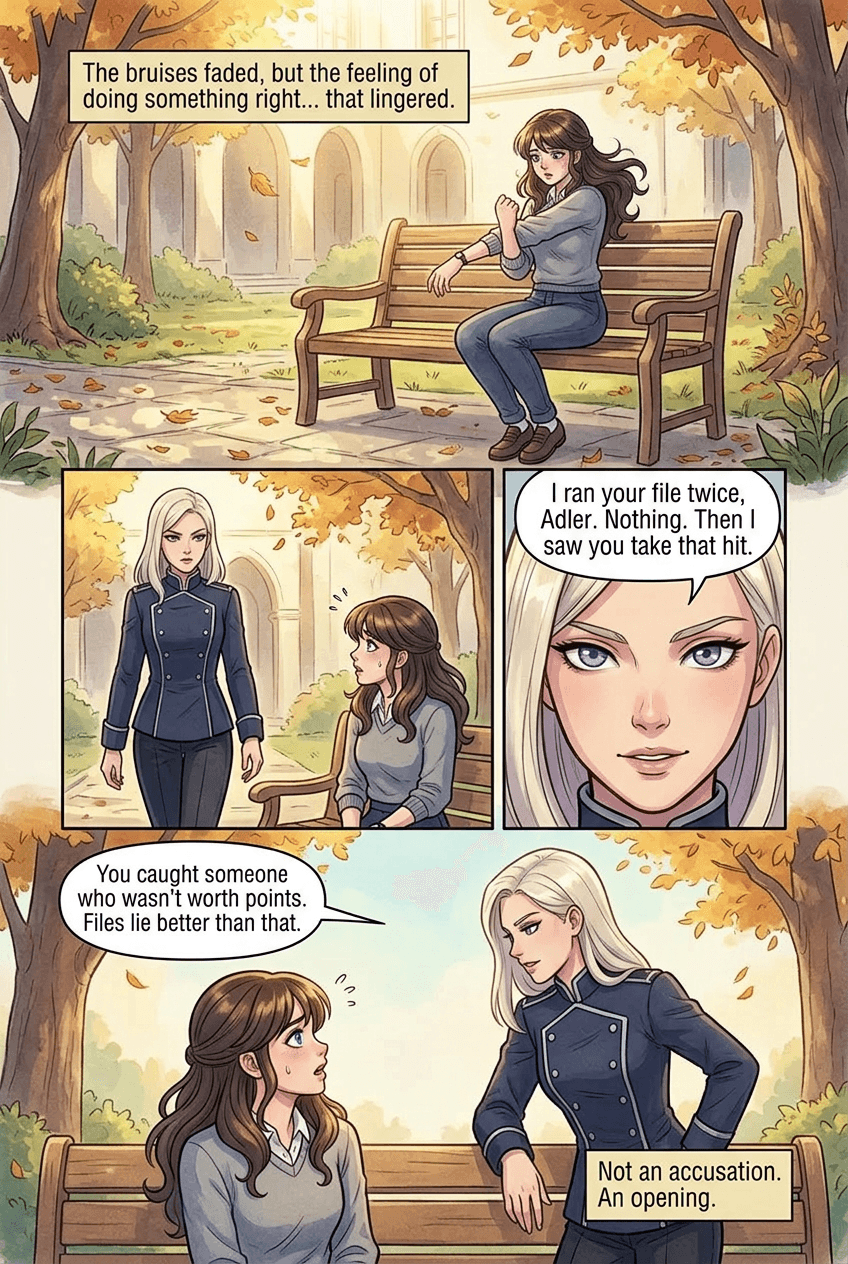 The Villain's Daughter, page 5 of 10, Anime Film style