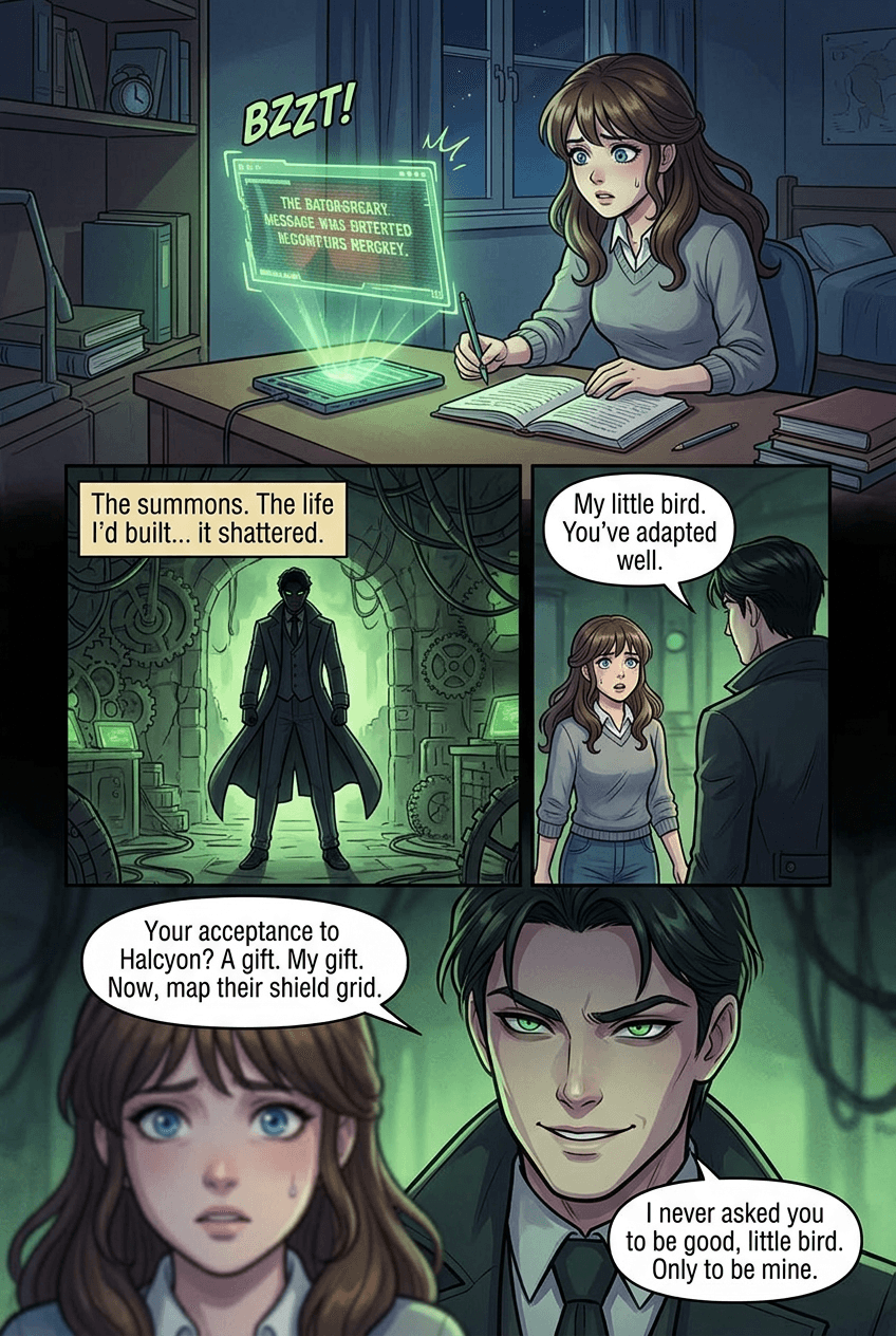 The Villain's Daughter, page 6 of 10, Anime Film style