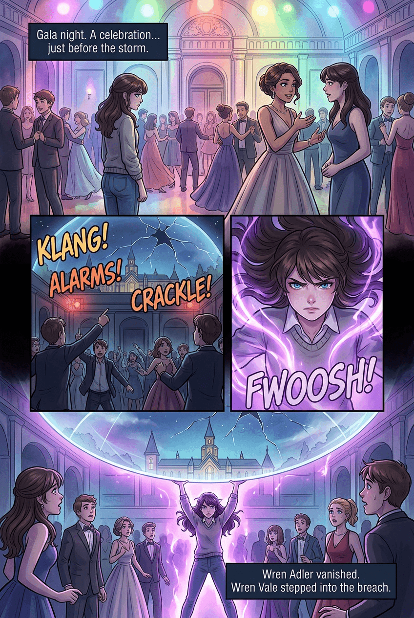 The Villain's Daughter, page 8 of 10, Anime Film style