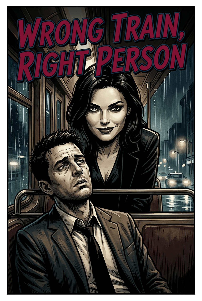 Wrong Train, Right Person, a 5-page comic made with Comikaze