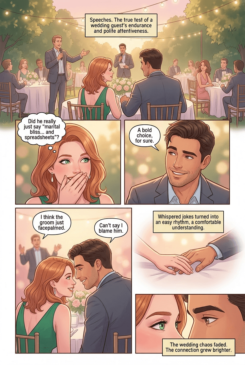 A Wedding, A Stranger, A Slow Dance, page 2 of 5, Love Story style