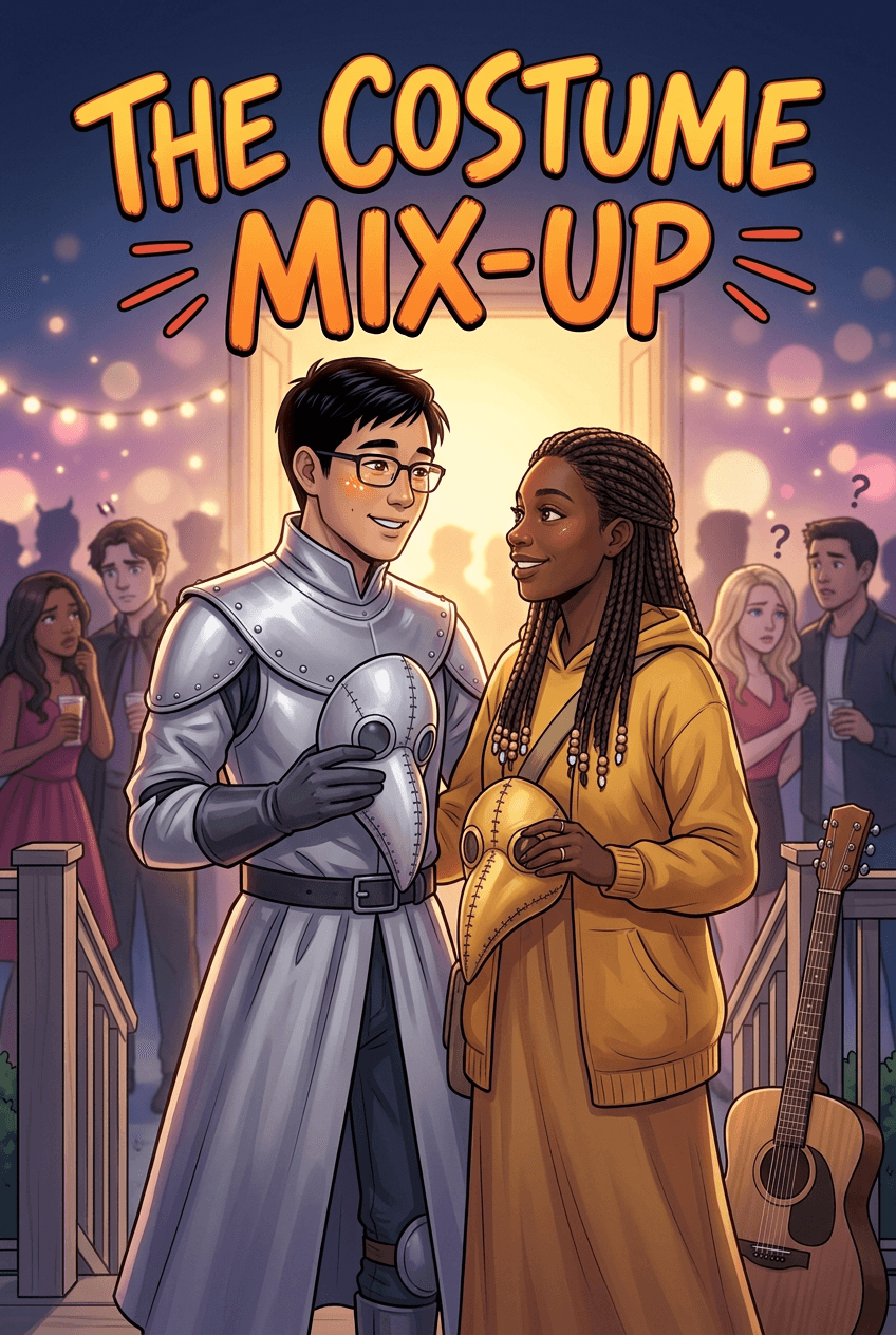 The Costume Mix-Up, comic cover