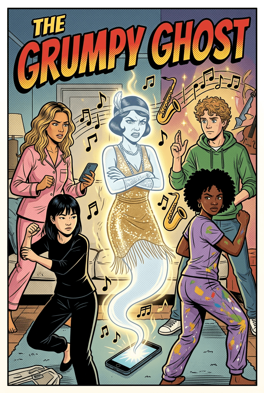 The Grumpy Ghost, comic cover