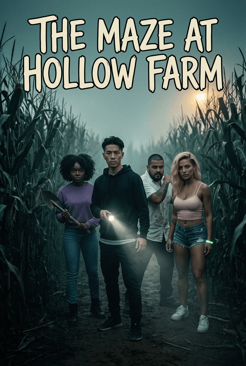 The Maze at Hollow Farm, comic cover