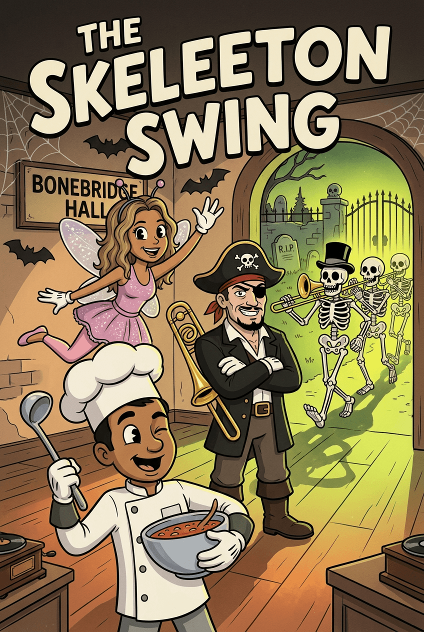 The Skeleton Swing, comic cover