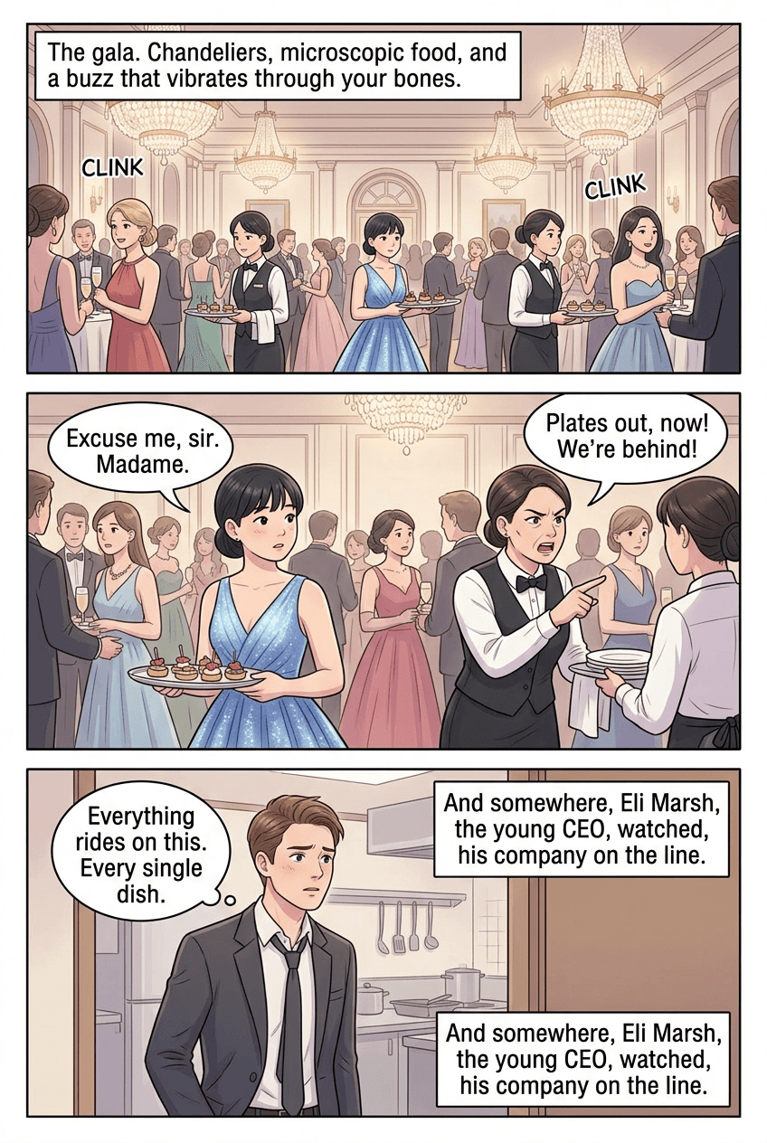 Cinderella, Last Train Home, page 2 of 8, Webtoon style