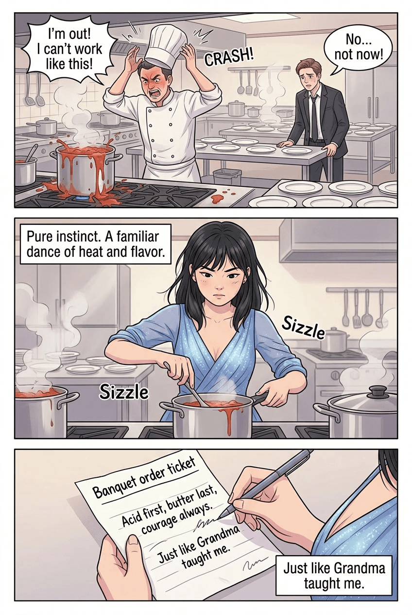 Cinderella, Last Train Home, page 3 of 8, Webtoon style