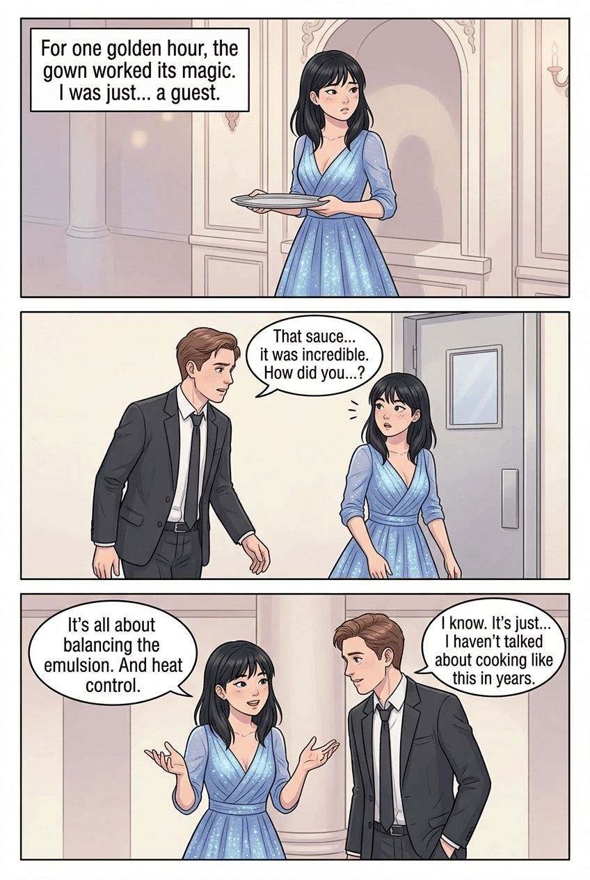 Cinderella, Last Train Home, page 4 of 8, Webtoon style
