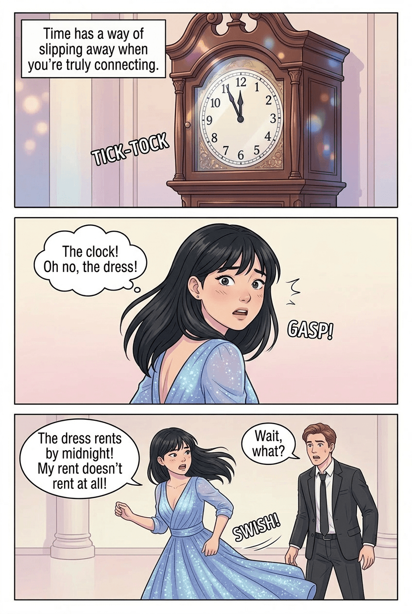Cinderella, Last Train Home, page 5 of 8, Webtoon style