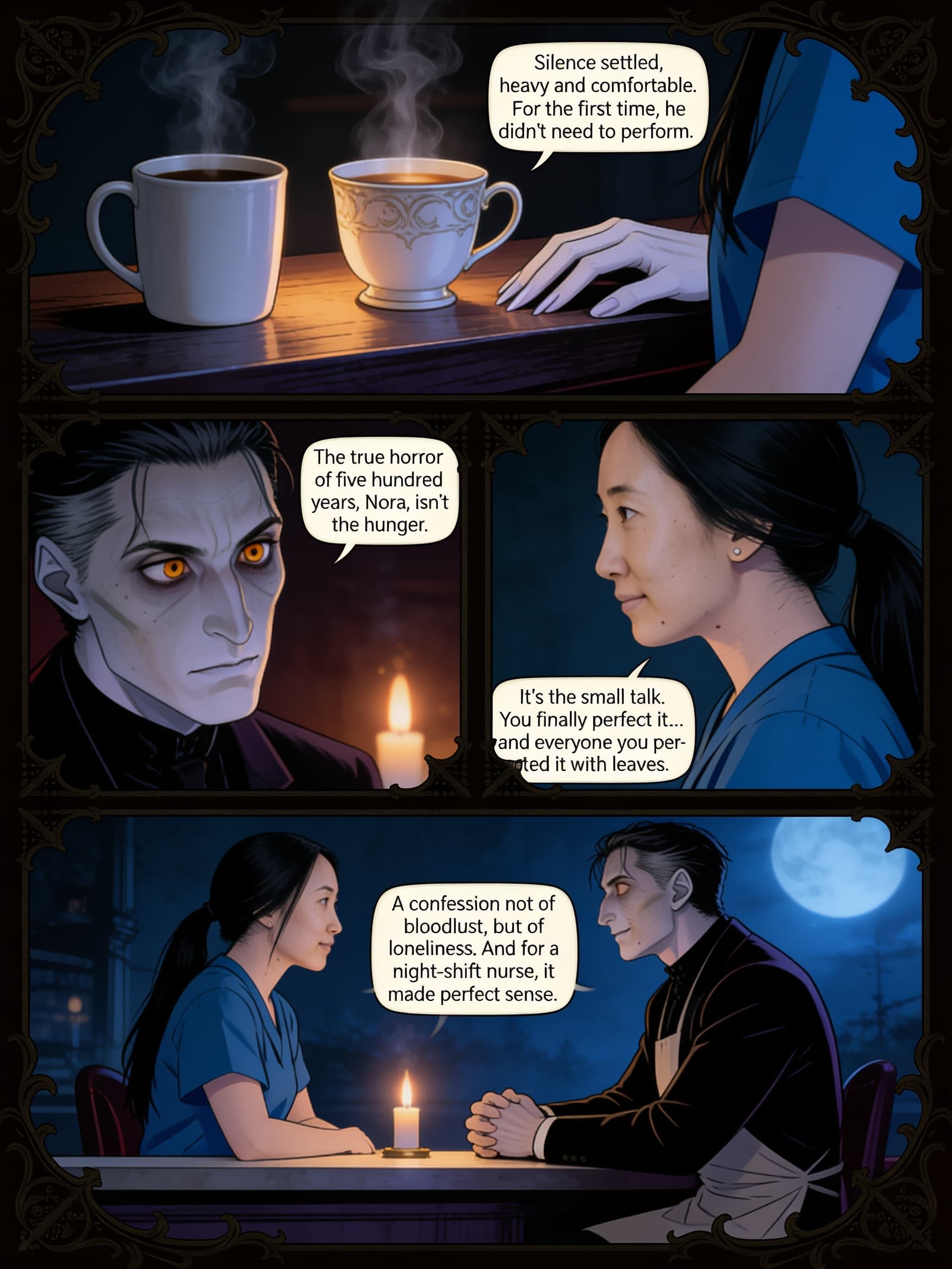 Dracula, Open Till Dawn, page 6 of 8, Velvet Gothic style
