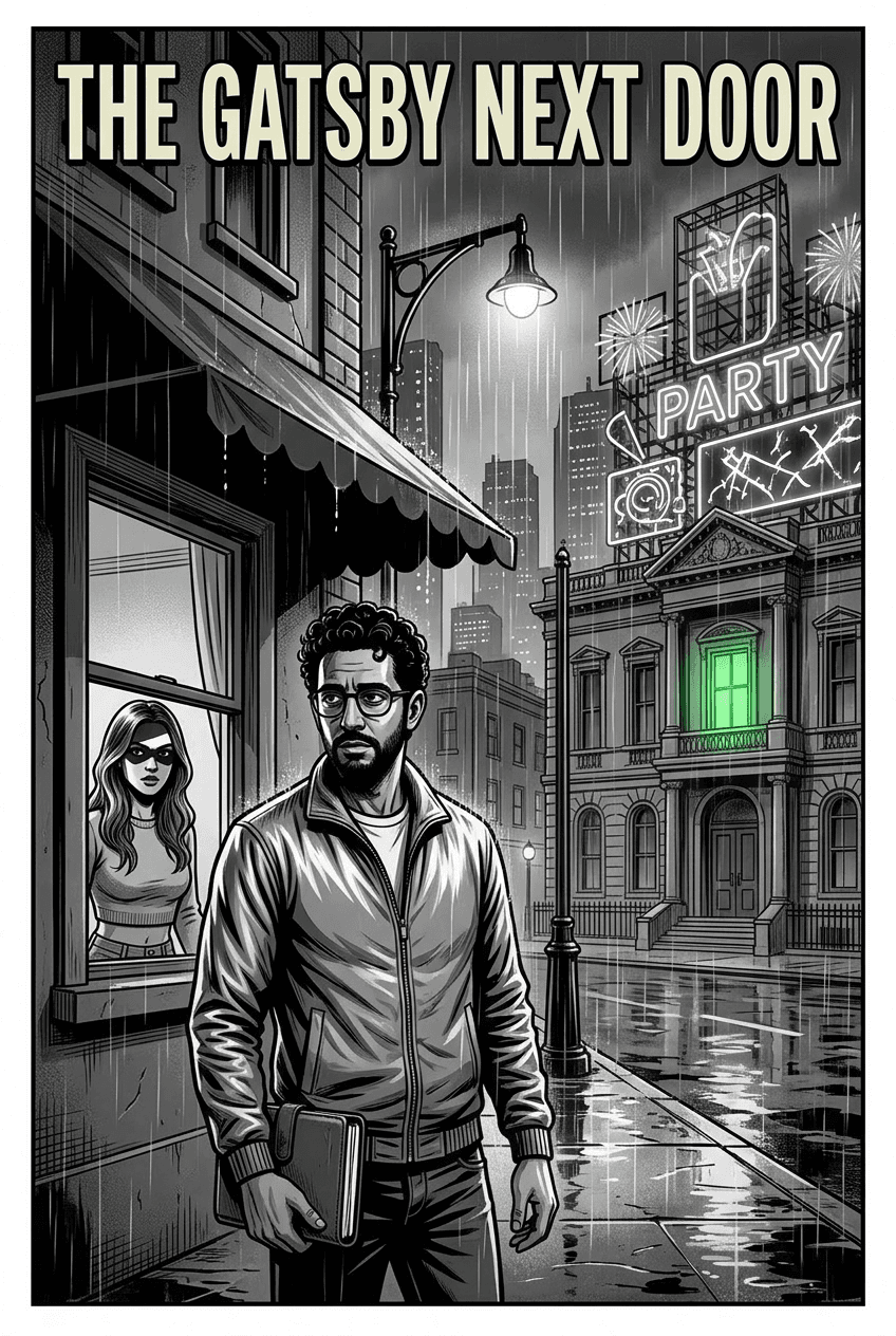 The Gatsby Next Door, a 8-page comic made with Comikaze