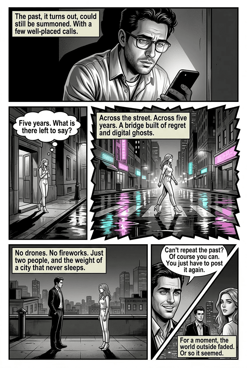 The Gatsby Next Door, page 5 of 8, Noir style