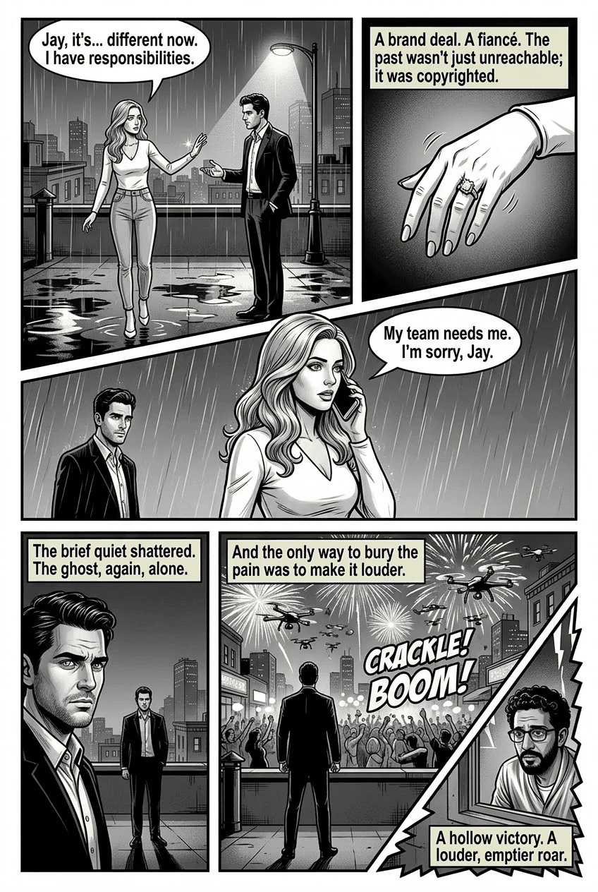 The Gatsby Next Door, page 6 of 8, Noir style
