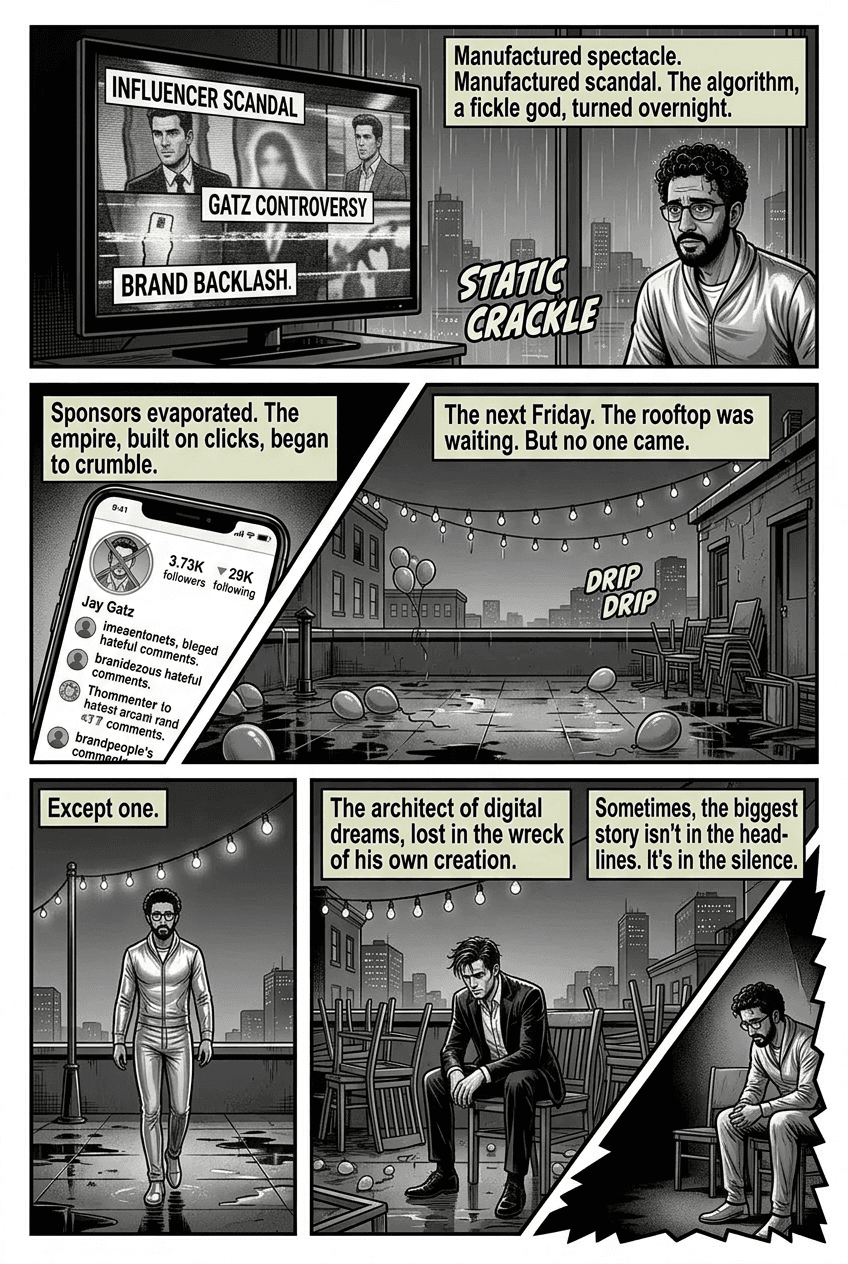 The Gatsby Next Door, page 7 of 8, Noir style