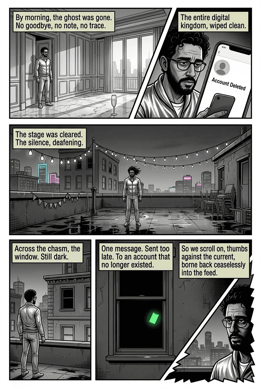 The Gatsby Next Door, page 8 of 8, Noir style