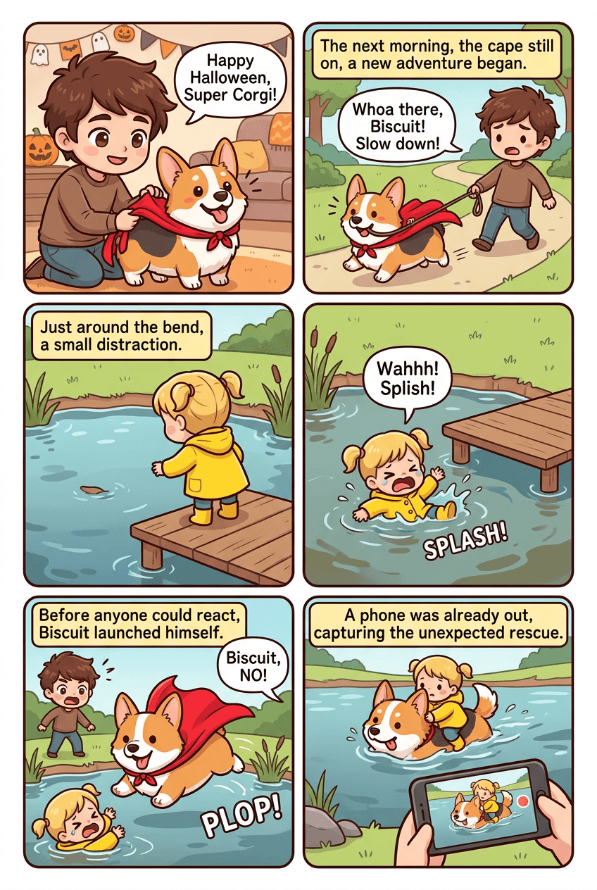 Super Corgi, page 1
