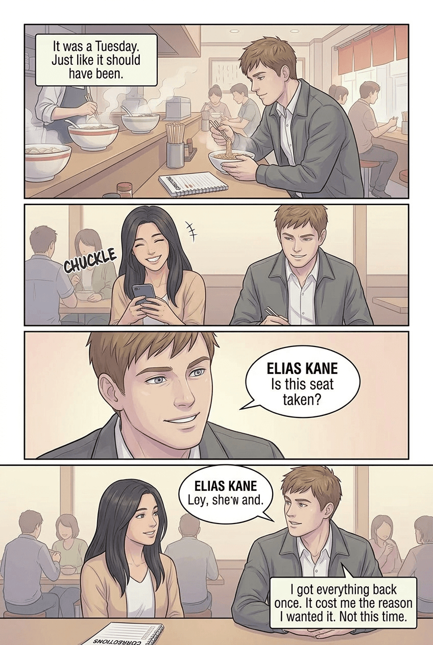 Second Chance at 24, page 10 of 10, Webtoon style