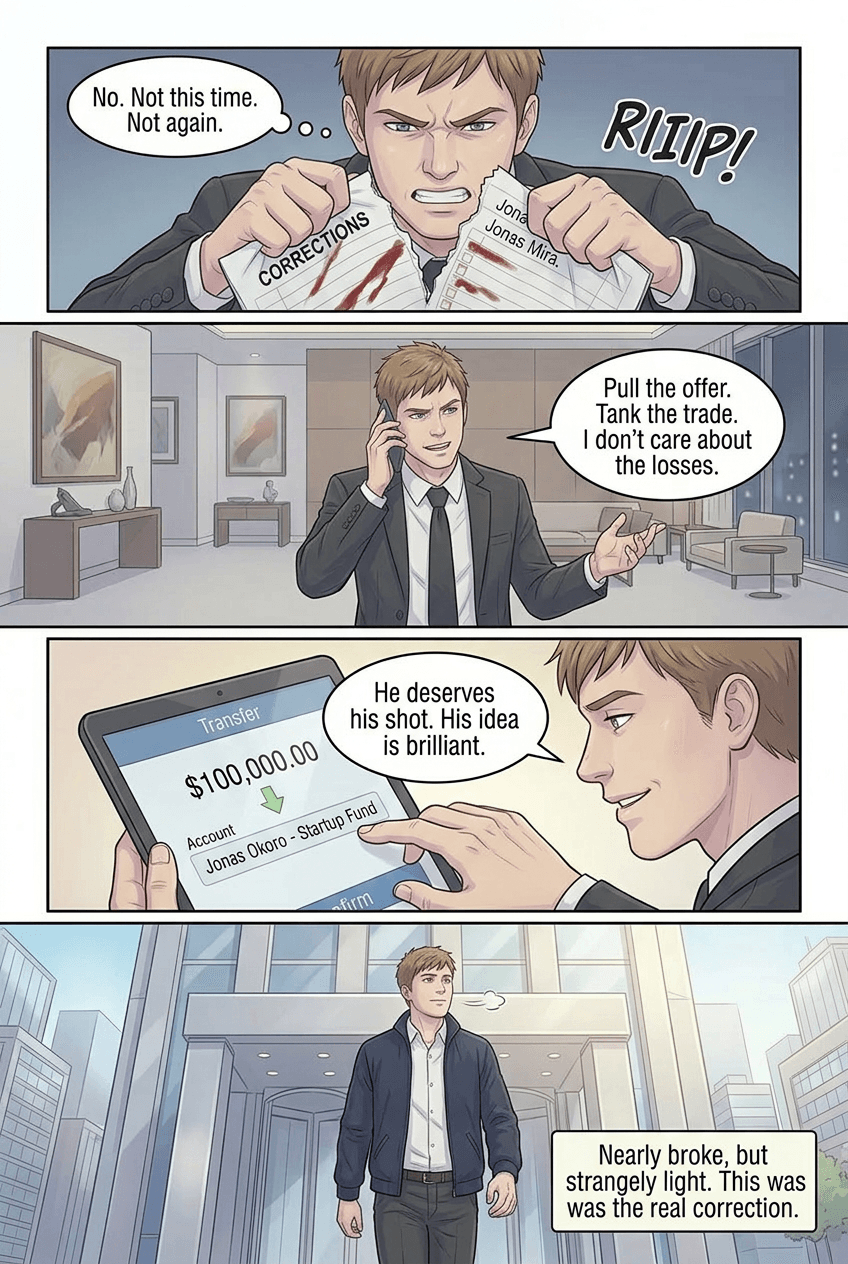 Second Chance at 24, page 9 of 10, Webtoon style