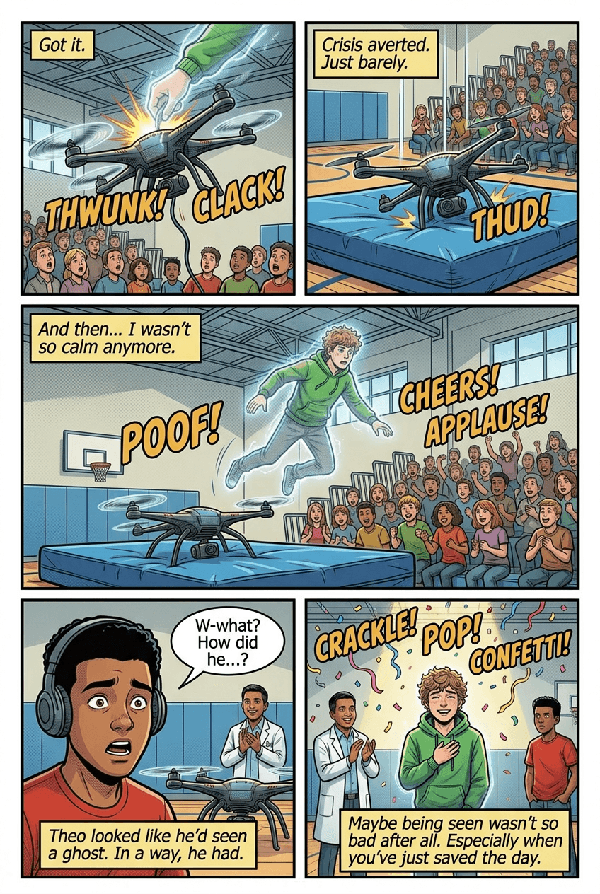 Camo Kid, page 5 of 5, Comic Book style