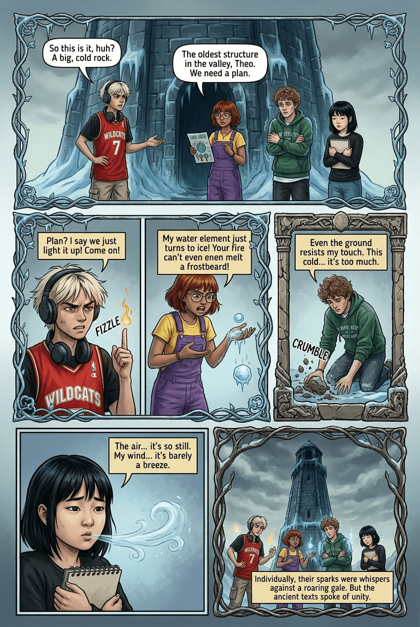 The Last Lantern, page 2 of 5, Fantasy Epic style