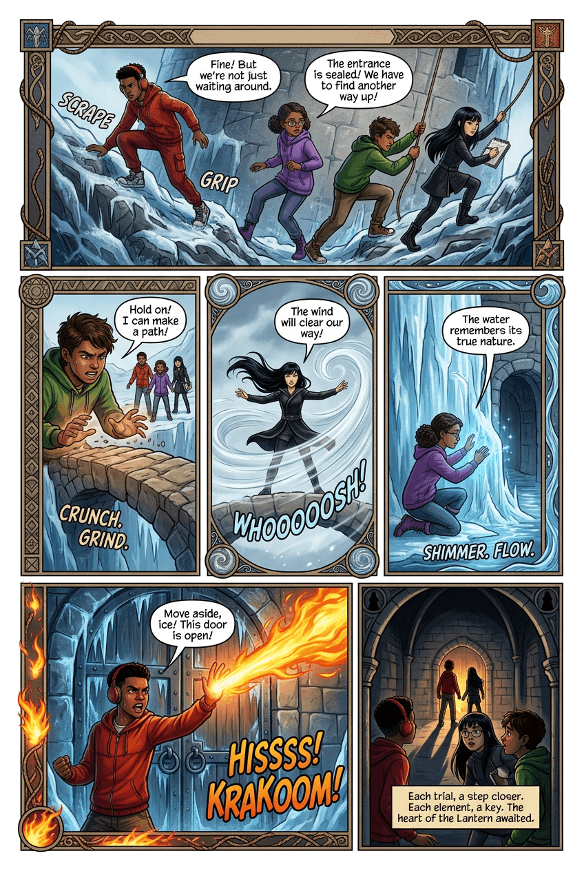 The Last Lantern, page 3 of 5, Fantasy Epic style