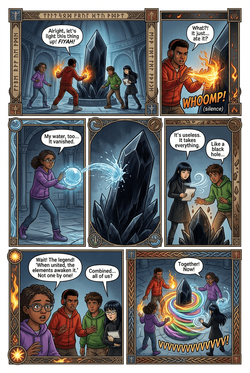 The Last Lantern, page 4 of 5, Fantasy Epic style