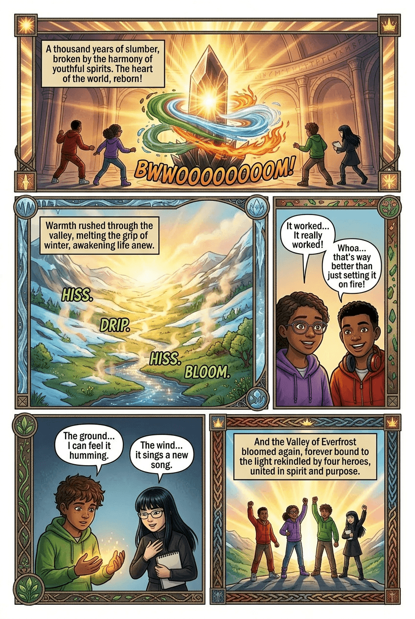 The Last Lantern, page 5 of 5, Fantasy Epic style