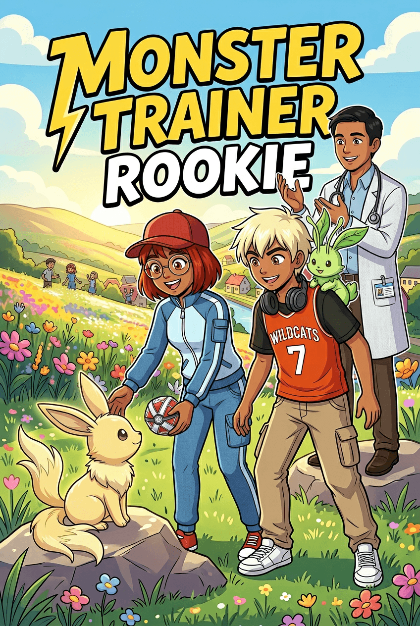 Monster Trainer Rookie, a 5-page comic made with Comikaze