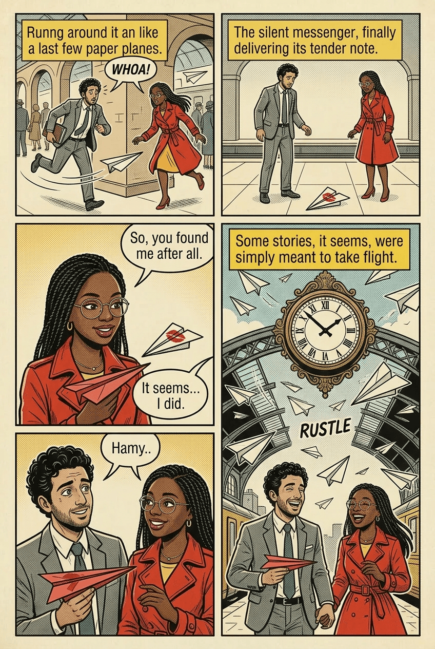 Paper Planes, page 5 of 5, Vintage Romance style