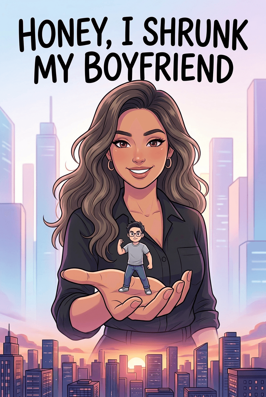 Honey, I Shrunk My Boyfriend, a 5-page comic made with Comikaze