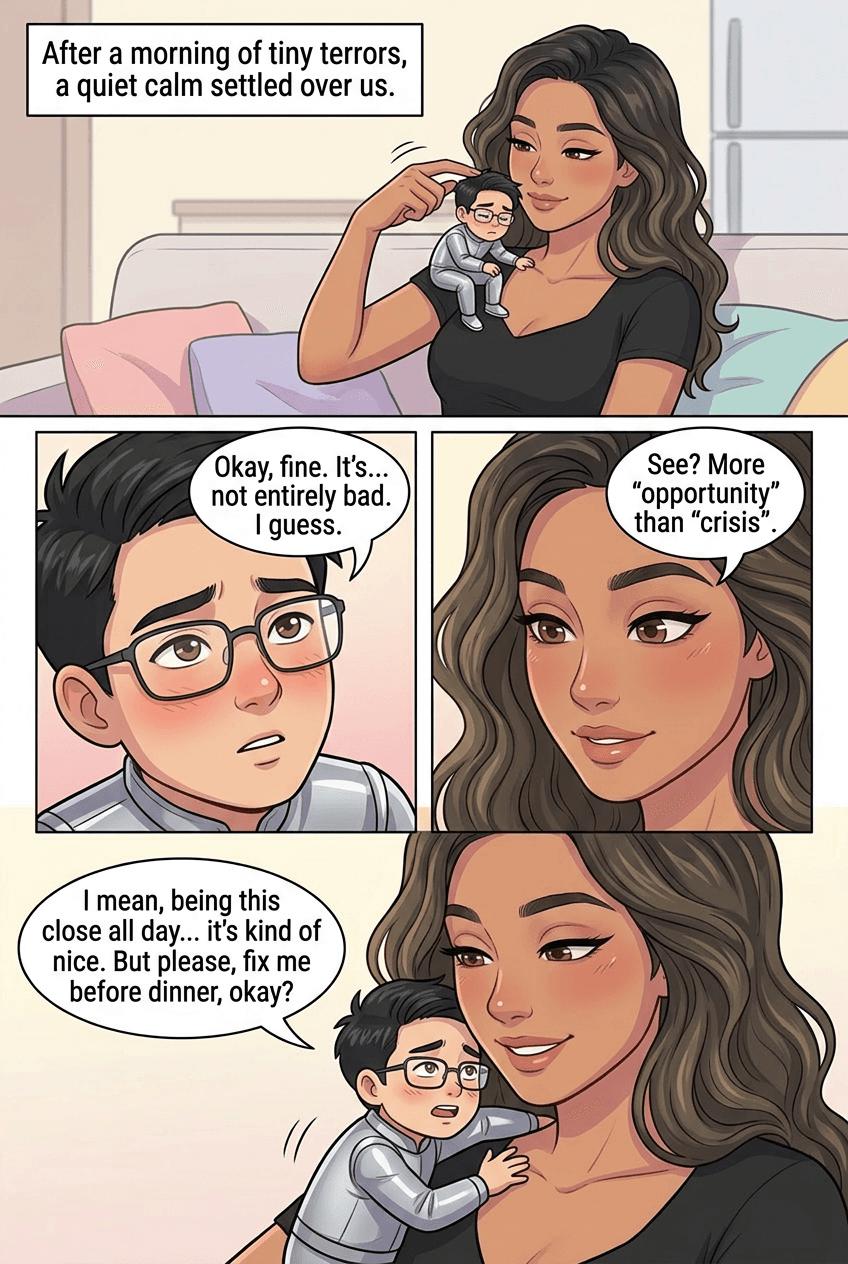 Honey, I Shrunk My Boyfriend, page 4 of 5, Webtoon style