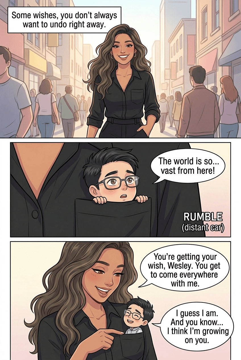 Honey, I Shrunk My Boyfriend, page 5 of 5, Webtoon style