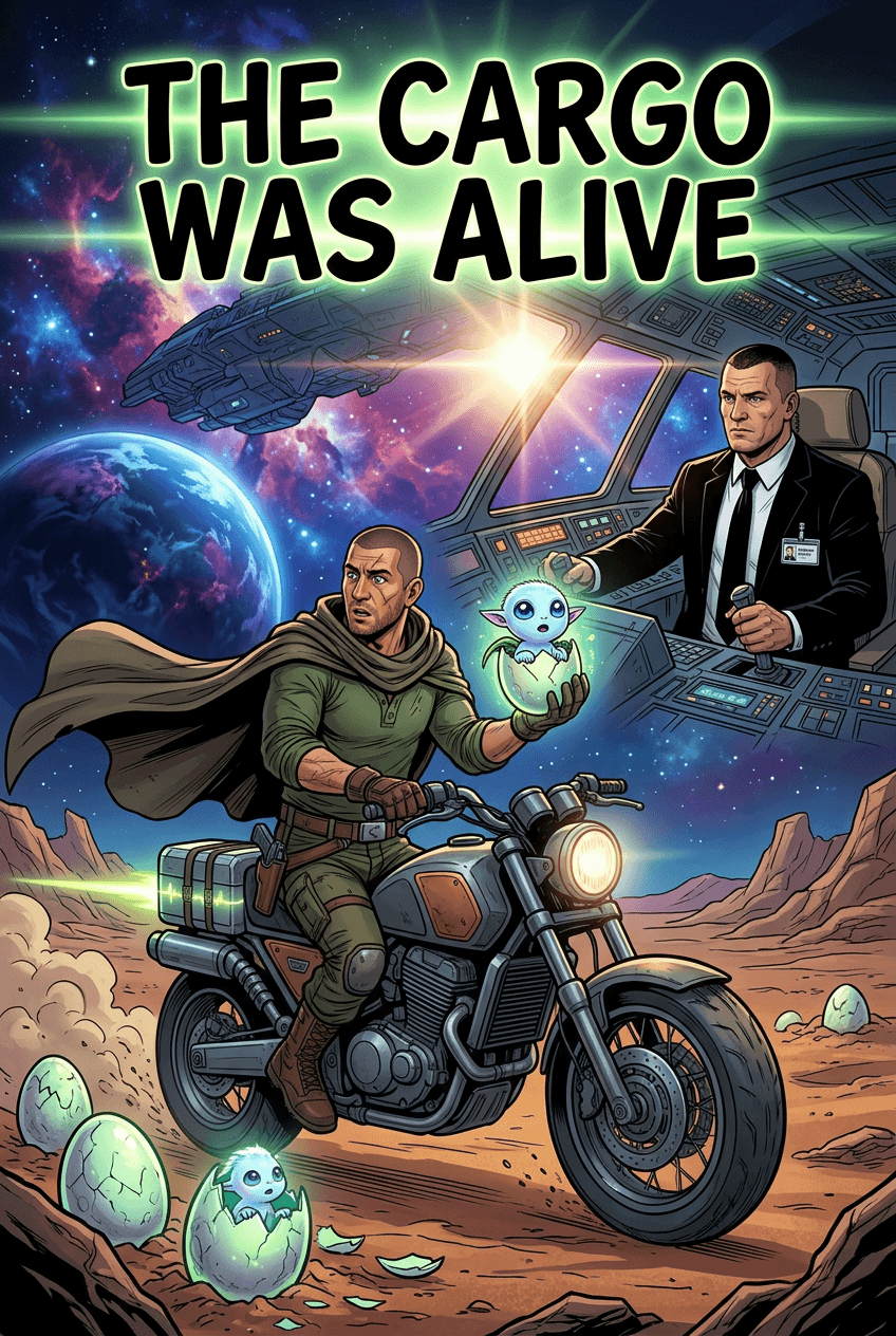 The Cargo Was Alive, a 5-page comic made with Comikaze