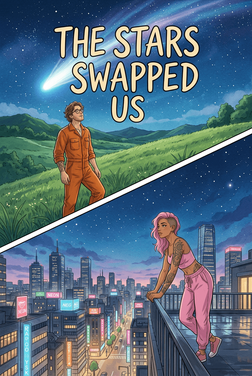 The Stars Swapped Us, a 5-page comic made with Comikaze