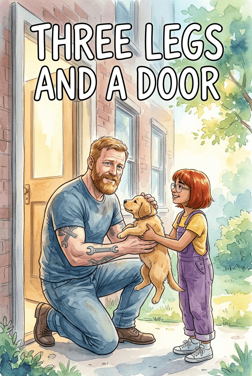 Three Legs and a Door, a 5-page comic made with Comikaze