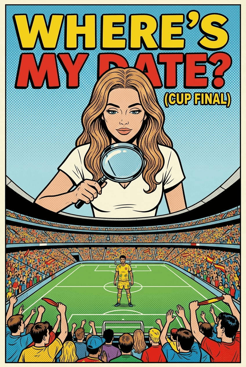 Where's My Date? (Cup Final), a 5-page comic made with Comikaze